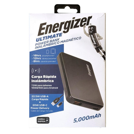 PowerBank Inalámbrico Energizer con Magsafe 5000mAh