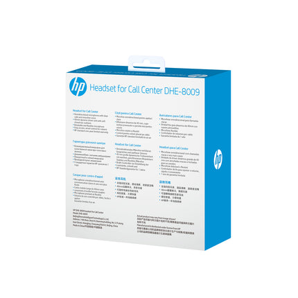 Audífono HP tipo call center con micrófono DHE-8009