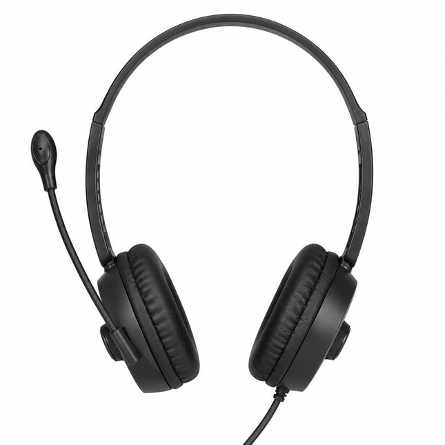 Audífono HP tipo call center con micrófono DHE-8009