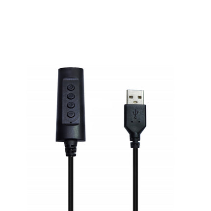 Audífono HP tipo call center con micrófono DHE-8009