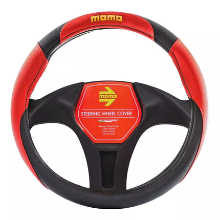 Cubrevolante Momo Rojo-Negro