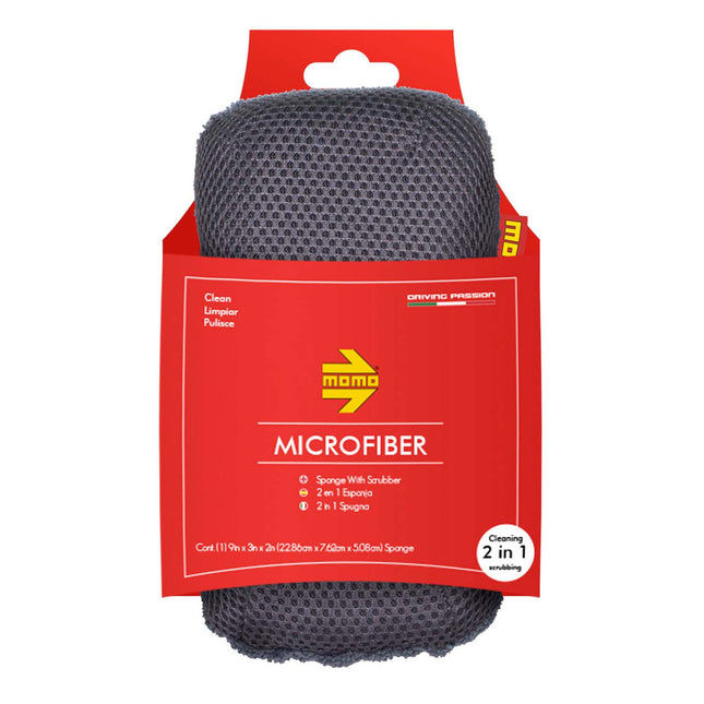 Esponja microfibra doble uso 2 en 1 MOMO
