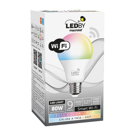 FOCO LED SMART WIFI 9W RGB LEDBY
