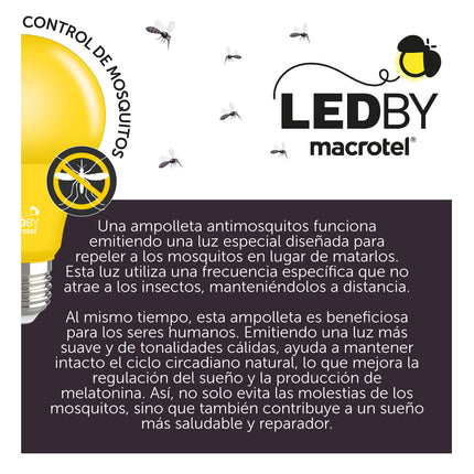 FOCO A60 ANTI MOSQUITOS 7W