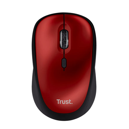 Mouse Inalambrico Yvi+  Eco Rojo TRUST