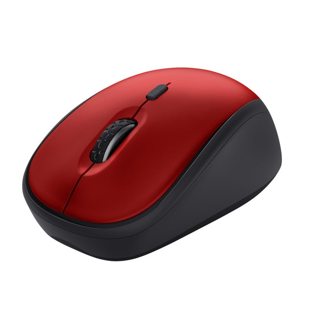 Mouse Inalambrico Yvi+  Eco Rojo TRUST