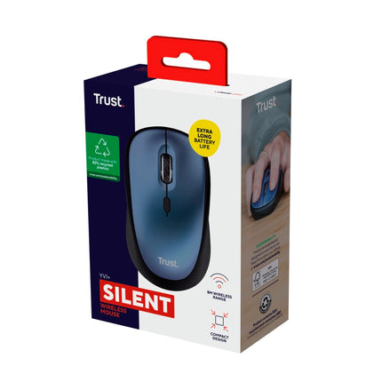 Mouse Inalambrico Yvi+  Eco Azul TRUST