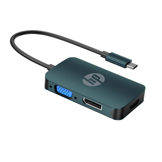 Adaptador USB-C a VGA/HDMI/DP HP DHC-CT200
