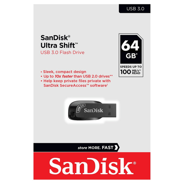 Memoria USB 3.2 SanDisk® Ultra Shift™  64GB