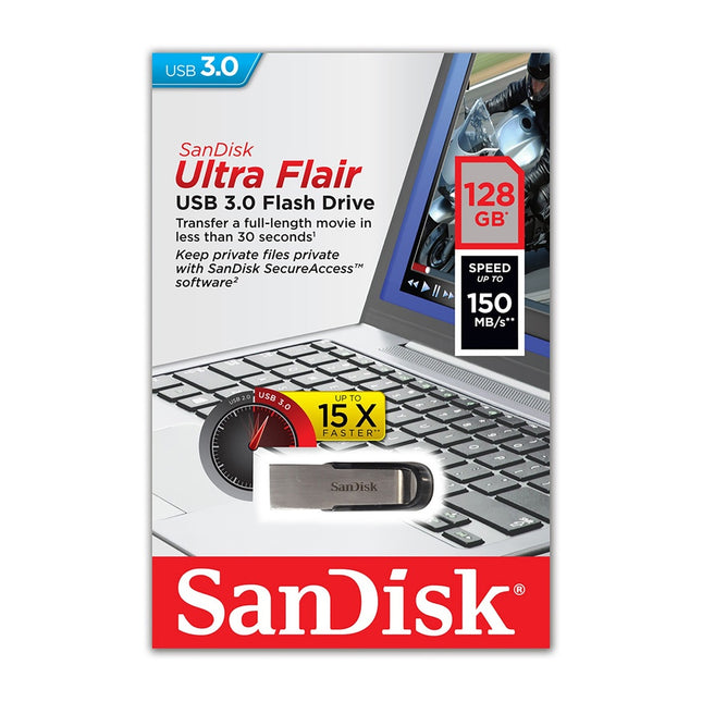 Memoria USB SanDisk Cruzer Ultra Flair™ 128GB