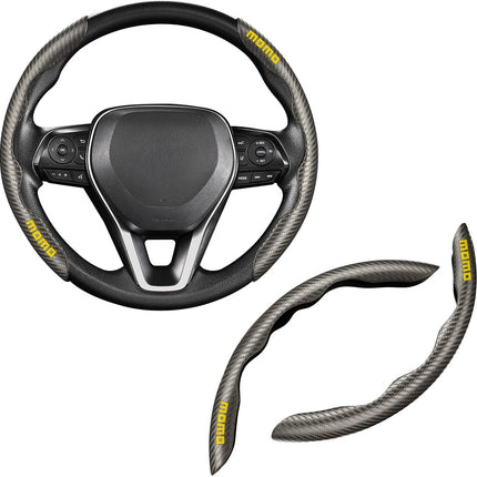 Grips para volante negro de fibra de carbon MOMO