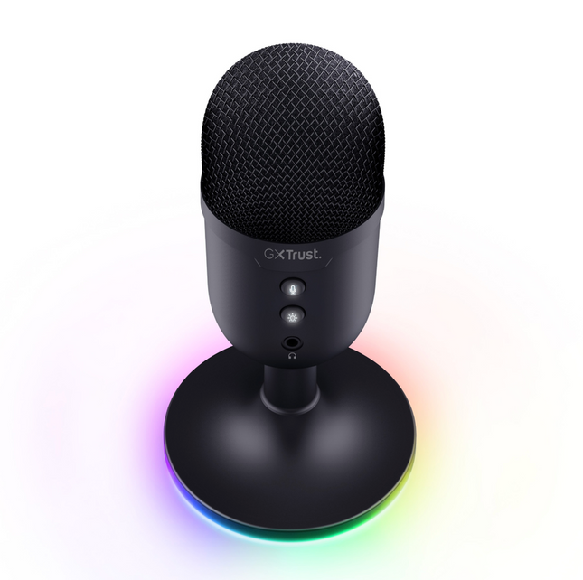 Micrófono Gamer USB RGB para PC y Consola TRUST