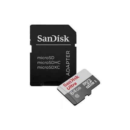 Tarjeta SanDisk Ultra microSDXC UHS-I con Adaptador 64