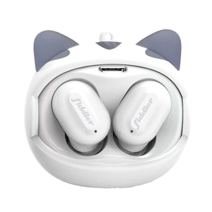 Audífono Bluetooth Cat Kawaii Rolling Face