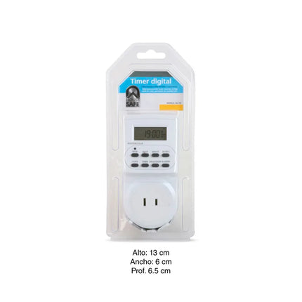 Timer Eléctrico Digital House Safe