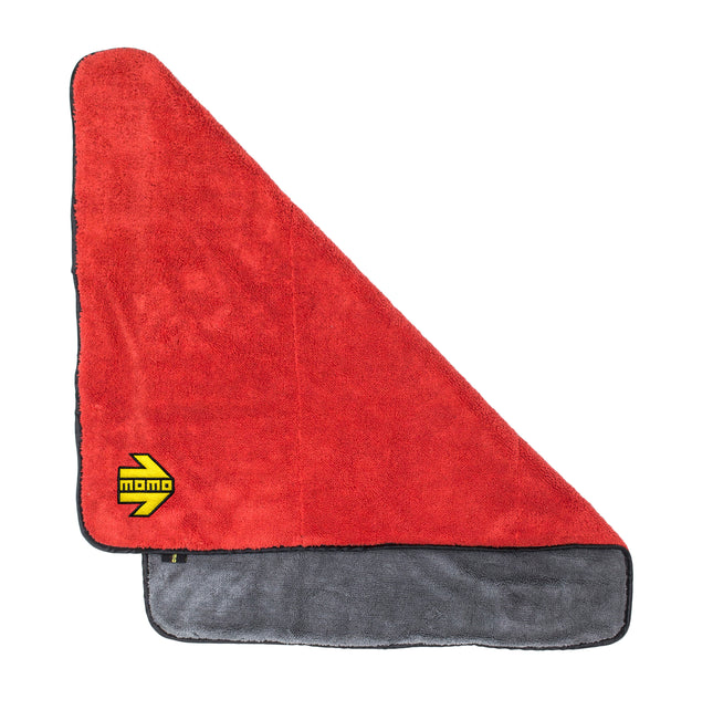 Toalla 2 en 1: limpia y pule Momo - Roja