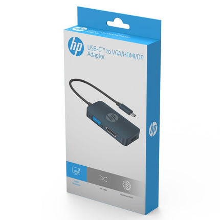 Adaptador USB-C a VGA/HDMI/DP HP DHC-CT200