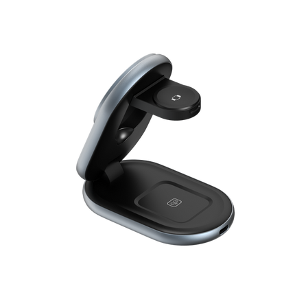 Soporte de carga 3 en 1 Energizer para iPhone, AirPods y Smartwatch