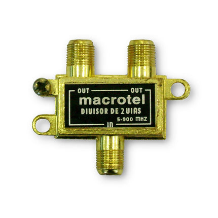 Divisor de Señal de 2 salidas de 75 OHM Macrotel