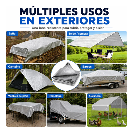 Lona Cobertor Universal Impermeable 3x5 Metros Calgary