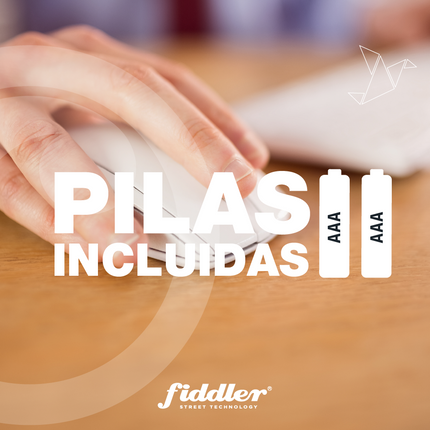 Mouse Óptico Inalámbrico Fiddler FD-223 Blanco