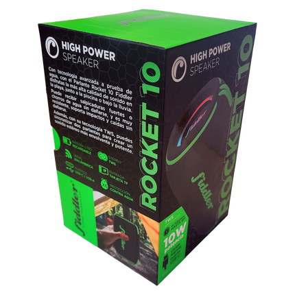 Parlante Inalámbrico Bluetooth ROCKET HIGH POWER 10W
