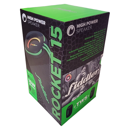 Parlante Inalámbrico Bluetooth ROCKET HIGH POWER 15W