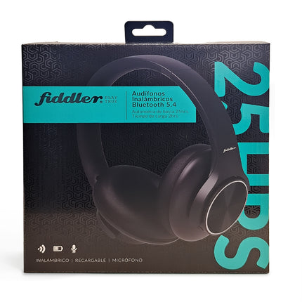 Audífonos Bluetooth Negro Inalámbricos Fiddler