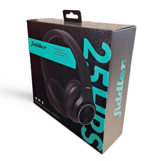Audífonos Bluetooth Negro Inalámbricos Fiddler