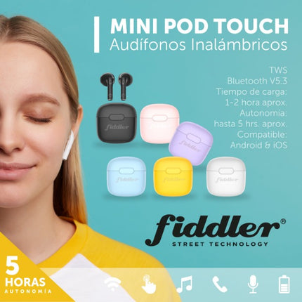 Audífono Fiddler Colors Azul