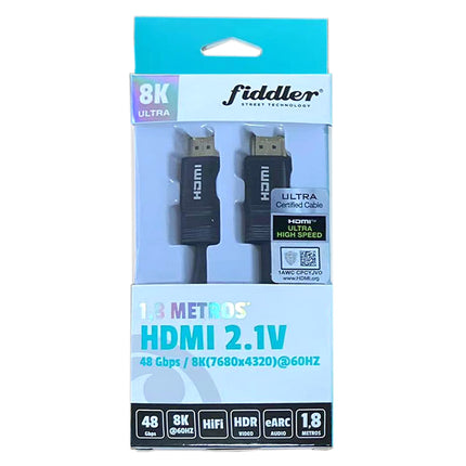 Cable HDMI 8K 1.8 MTS. Fiddler