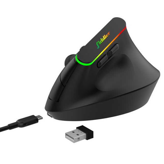 Mouse Ergonomico inalambrico Fiddler FD-MOX2BT