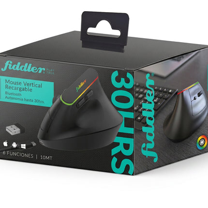 Mouse Ergonomico inalambrico Fiddler FD-MOX2BT