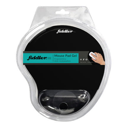 Mouse Pad Gel Negro Fiddler Z