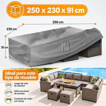 Cobertor Impermeable para Muebles de Jardín Talla XL Calgary
