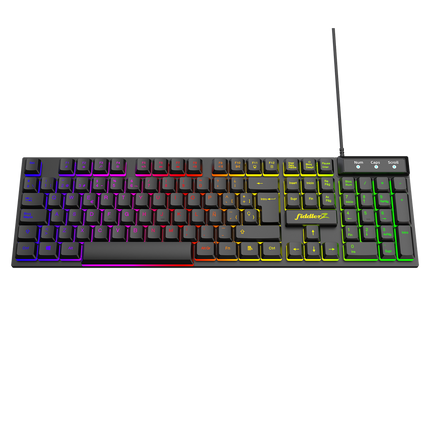 Combo Gamer Fiddler 4 en 1 Teclado, Mouse, Audífonos y Mousepad
