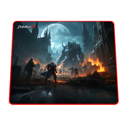 Combo Gamer Fiddler 4 en 1 Teclado, Mouse, Audífonos y Mousepad
