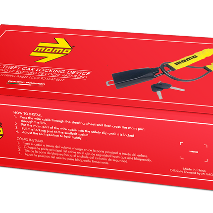 Trabavolante con ajuste cinturon de seguridad MOMO