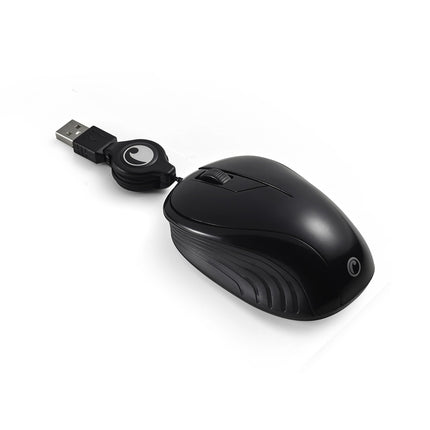 Mouse Retractril Negro Fiddler FD-200B