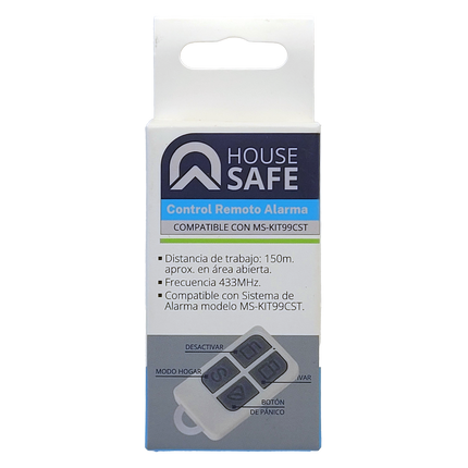 Control Remoto Alarma inalambrica House Safe