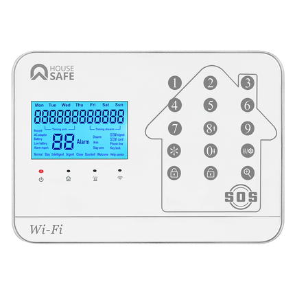 KIT DE ALARMA HOGAR CONECTIVIDAD 3 EN 1 (WIFI, GSM, LINEA FIJA)