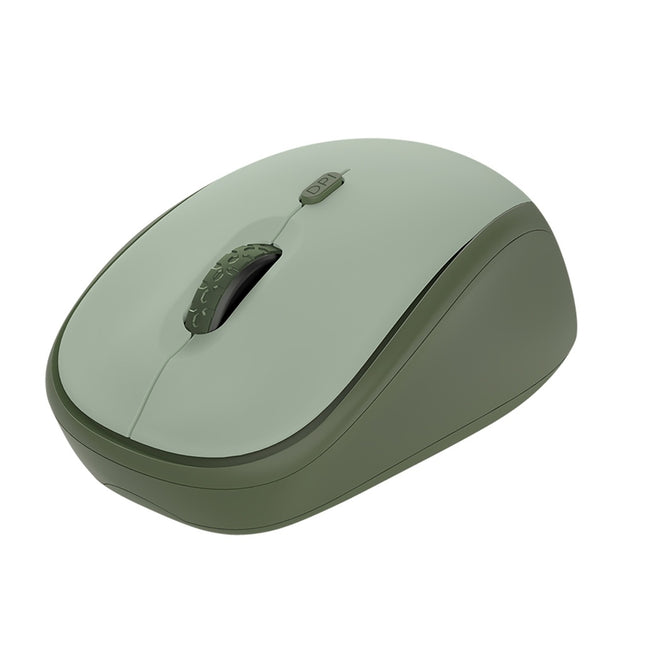 Mouse Inalámbrico Compacto Verde Yvi+ TRUST  c/ botones silenciosos