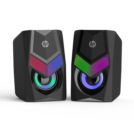 Parlantes Gamer HP USB 6W con Luces RGB DHE-6000