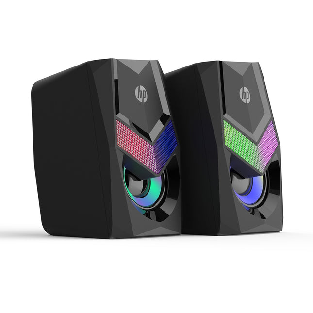 Parlantes Gamer HP USB 6W con Luces RGB DHE-6000