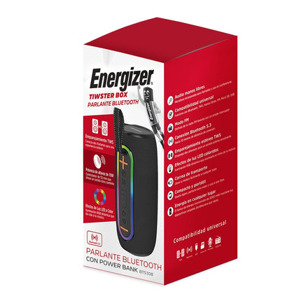 Parlante Bluetooth  5.3 Energizer Party Base con Power Bank