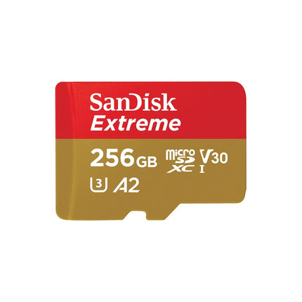 Memoria MIcroSD UHS-I SanDisk Extreme 256GB  c/adaptador