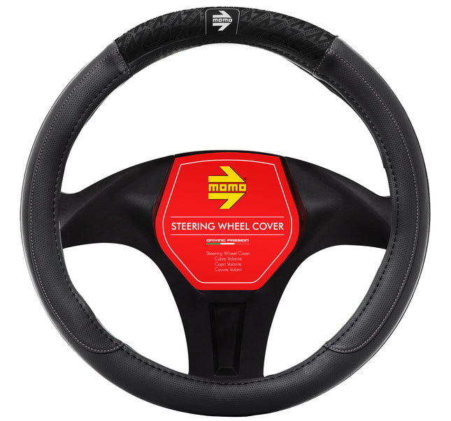 Cubre volante Momo Negro/gris SWC030BG
