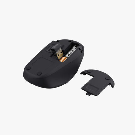 Mouse Inalámbrico Compacto Negro Yvi+ TRUST c/ botones silenciosos