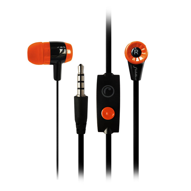 Audífono In Ear con Micrófono Naranjo Fiddler