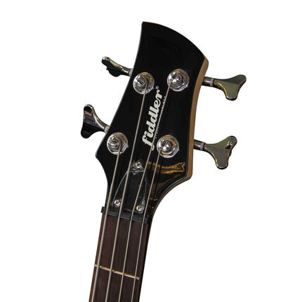 Bajo Eléctrico Fiddler Negro + Amplificador 20W